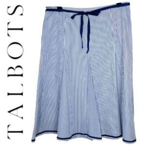 TALBOTS STRIPED SKIRT